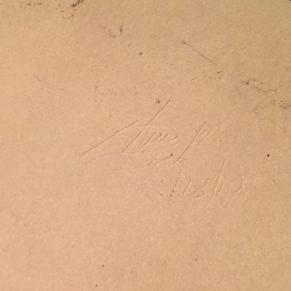 Handmade Plate, Never Used. Set Option Available - Picture 3 of 5